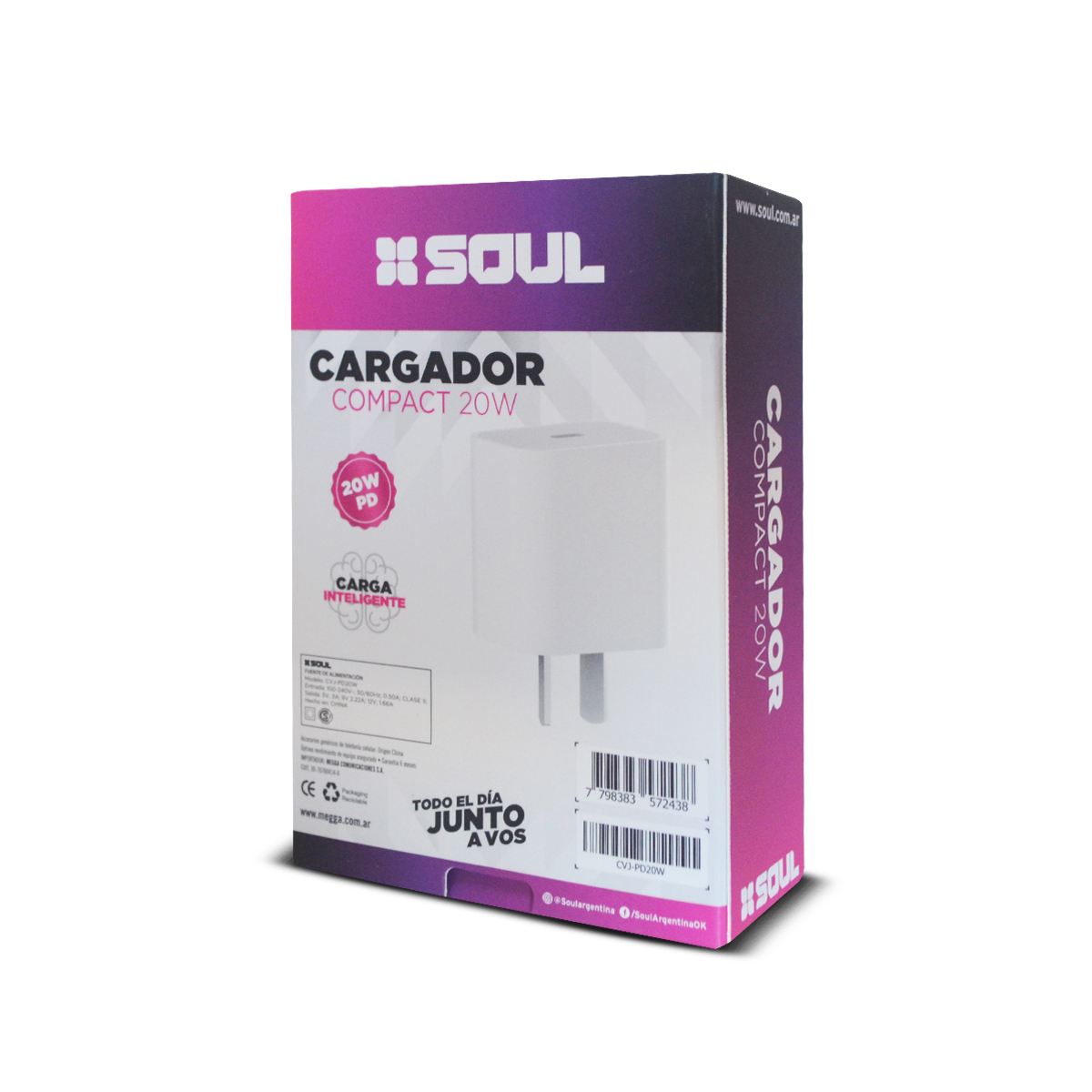 Cargador 20W (Sin Cable)